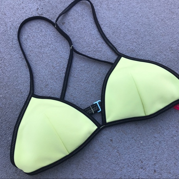 PINK Victoria's Secret Other - Victoria’s Secret Neon Green Bikini Top Small